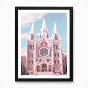 The The Notre Dame Basilica Paris, France Art Print