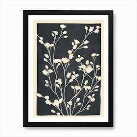 Minimal Branches Art 3 Art Print