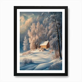 Winter Scene Art Print