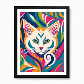 Cat Painting Art Print