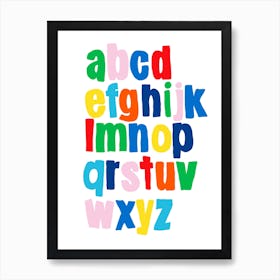 The Alphabet Art Print