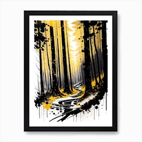 Forest Path 11 Art Print