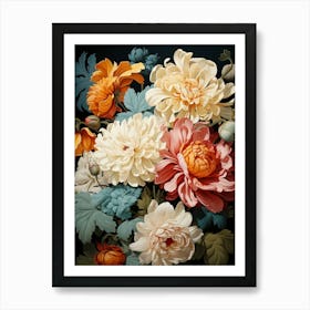 Flowers In A Vase 24 Art Print