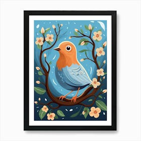 Baby Animal Illustration  Bird 7 Art Print