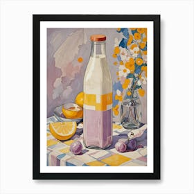 Milk And Lemons Art Print