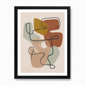 Mid Century Print No 2 Art Print