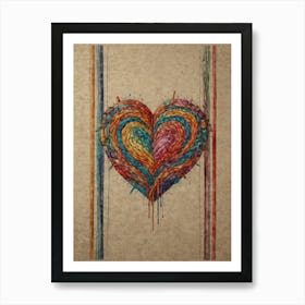 Heart Of Love 25 Art Print