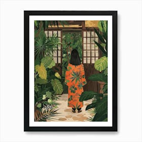 In The Garden Tofuku Ji Japan 4 Art Print