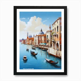 Grand Canal In Venice..3 Art Print