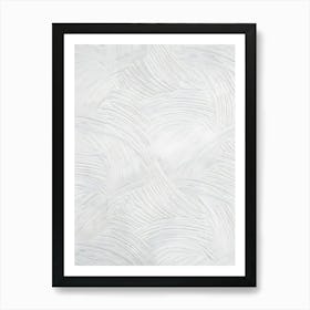 White Waves Art Print