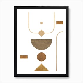 Subtle Opulence White 2 Art Print