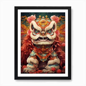 Dragon Dance Chinese Illustration 3 Poster