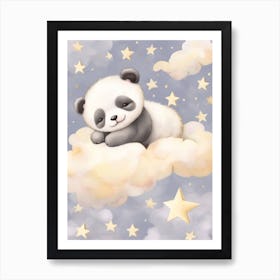 Sleeping Baby Panda 2 Art Print