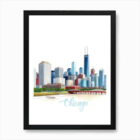 Springtime in the City Art Print