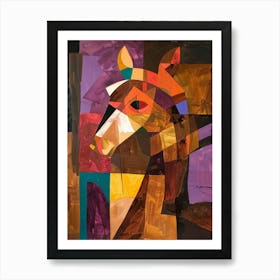 Abstract Horse 1 Art Print