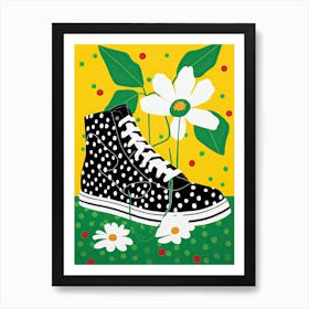 Shoe Garden Gallery: Sneakers with Flowers Art Print