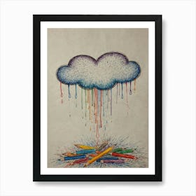 Rainbow Cloud 1 Art Print