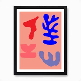 Coral Artwork Art Print