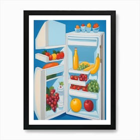 Open Refrigerator Art Print