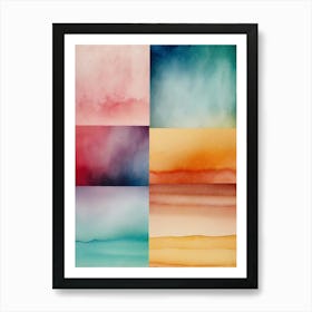 Watercolor Background 2 Art Print