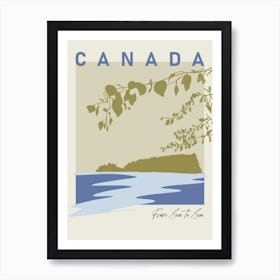 Locations Canada Art Print