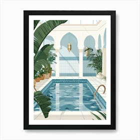 Swimming Pool Interior Art Print