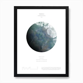 Star Wars Planet Poster - Yavin 4 Art Print