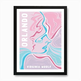Book Cover - Orlando by Virginia Woolf Art Print