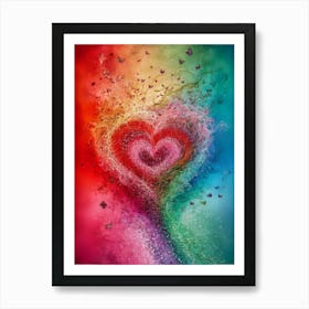 Heart Of Love Art Print