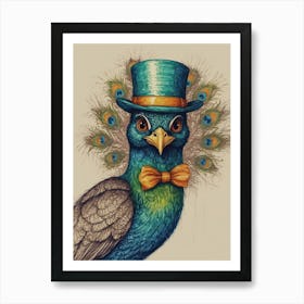 Peacock 33 Art Print