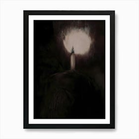 Dark Gothic Light Of The Moon Art Print