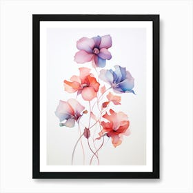 Poppy Perfection: Striking Floral Print Art Print