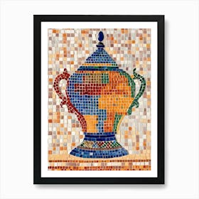 Mosaic Urn Art Print