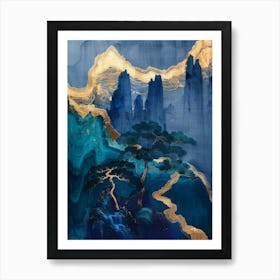 Chinese Landscape 13 Art Print