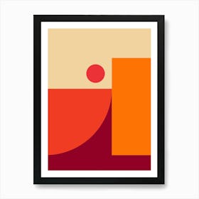 Geometric Summer 002 Art Print