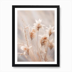 Boho Dried Flowers Kangaroo Paw 3 Art Print