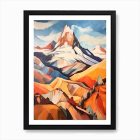 Cerro Mercedario Argentina 3 Mountain Painting Art Print