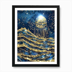 Moon In The Sky 11 Art Print