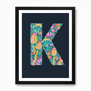 Letter K Art Print