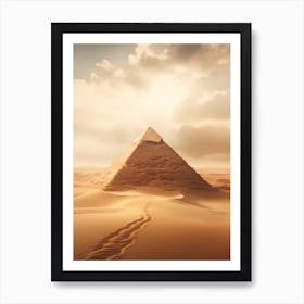 Pyramid Stock Videos & Royalty-Free Footage Art Print