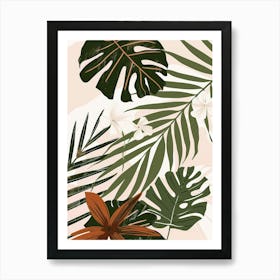 Tropical Leaves 162 Art Print