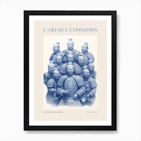 The Terracotta Army, China Vintage Poster Art Print