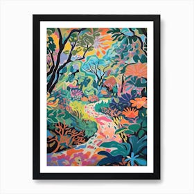 Huntington Library And Botanical Gardens, United Kingdom, Painting 2 Art Print