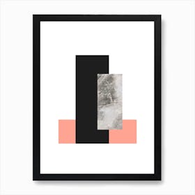 Abstract Marble Affiche Art Print