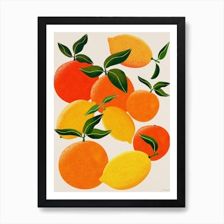 Oranges And Lemons Art Print