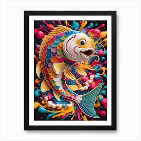 Koi Fish 1 Art Print