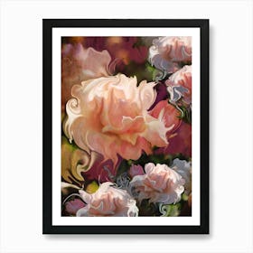 Pink Roses Art Print