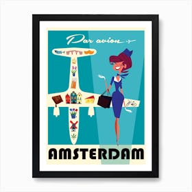 Par Avoin Amsterdam Art Print