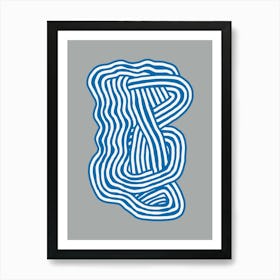 Line sculpture Art Print