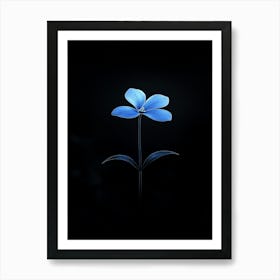 Blue Flower Art Print